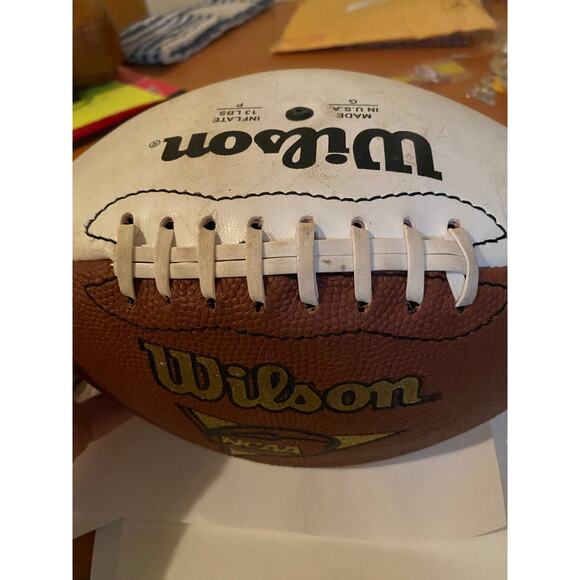 Continental Tire Bowl football signed by the coach Tar Heels John Bunting - Picture 4 of 5